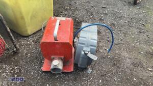 110v poker drive unit & retractable air hose reel - 2