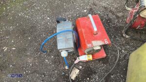 110v poker drive unit & retractable air hose reel - 3