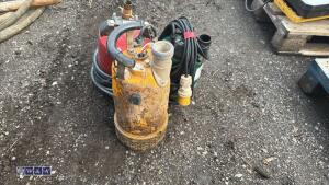 3 x 110v submersible pumps
