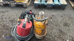3 x 110v submersible pumps - 5