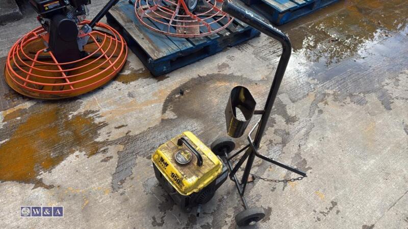 Gas bottle trolley & WOLF 950 petrol generator
