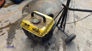 Gas bottle trolley & WOLF 950 petrol generator - 2