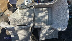 4 x rattan chairs