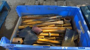 Box of breaker chisels