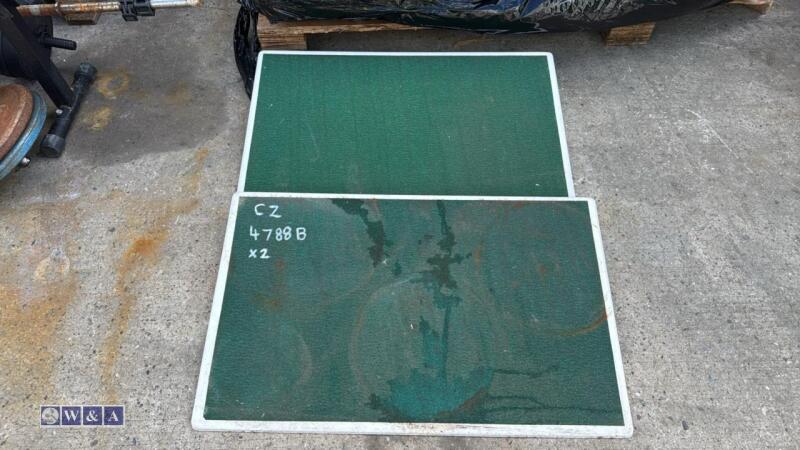 2 x mobility ramps, non slip surface