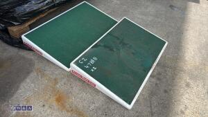 2 x mobility ramps, non slip surface - 2