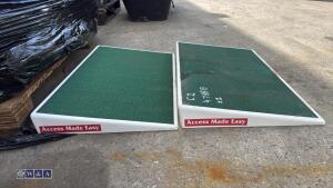 2 x mobility ramps, non slip surface - 3