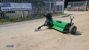 2026 TAIYUE 1.5m petrol driven trailed flail mower (unused)