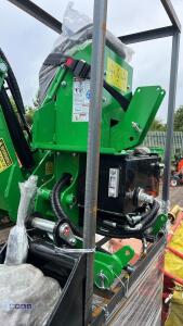 TAIYUE backhoe c/w hydraulic jack legs, bucket, external hydraulic tank & pump (unused) - 8