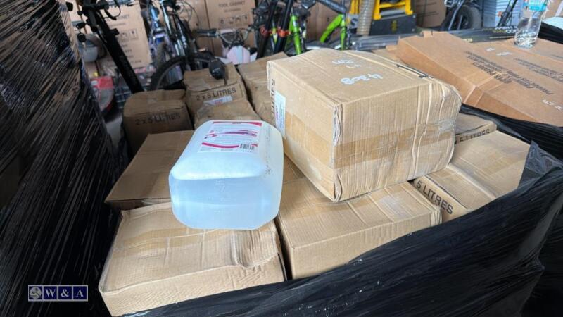 Pallet of DUOMAX hand sanitizer