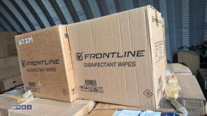 Pallet of boxes of disenfectant wipes - 2