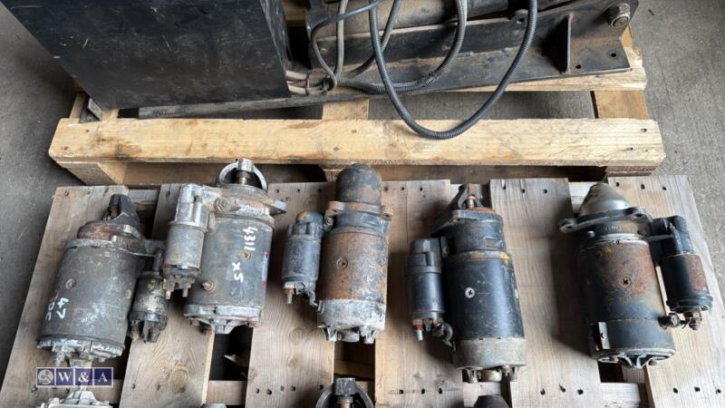 5 x agricultural / plant starter motors (Perkins, Cummins etc)