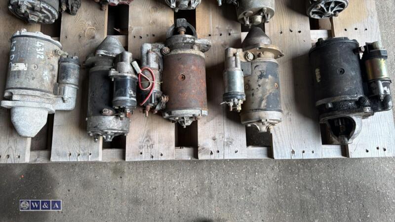 5 x agricultural / plant starter motors (Perkins, Cummins etc)