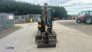 2022 SANY S26 rubber tracked excavator (s/n B29978) with 4 buckets, blade, piped & Q/hitch - 7