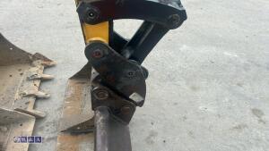 2022 SANY S26 rubber tracked excavator (s/n B29978) with 4 buckets, blade, piped & Q/hitch - 9