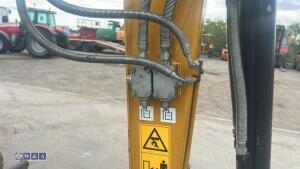 2022 SANY S26 rubber tracked excavator (s/n B29978) with 4 buckets, blade, piped & Q/hitch - 11