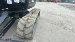 2022 SANY S26 rubber tracked excavator (s/n B29978) with 4 buckets, blade, piped & Q/hitch - 14