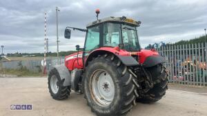 2008 MASSEY FERGUSON 6475 DYNA-6 4wd tractor, front links, front suspension, twin assister rams,push out puh, 4 x spool valves, air seat, air con (SK58 AVD)(V5 in office) - 3