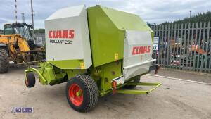 2005 CLAAS ROLLANT 250 round baler, wide pickup reel, chopper & net (s/n 7250737) - 3