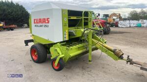 2005 CLAAS ROLLANT 250 round baler, wide pickup reel, chopper & net (s/n 7250737) - 7