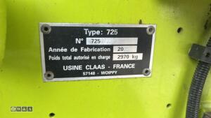2005 CLAAS ROLLANT 250 round baler, wide pickup reel, chopper & net (s/n 7250737) - 25