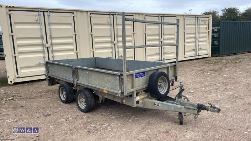 IFOR WILLIAMS LM105 2.6t drop side twin axle plant trailer (s/n 471760)
