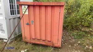 Steel chemical store