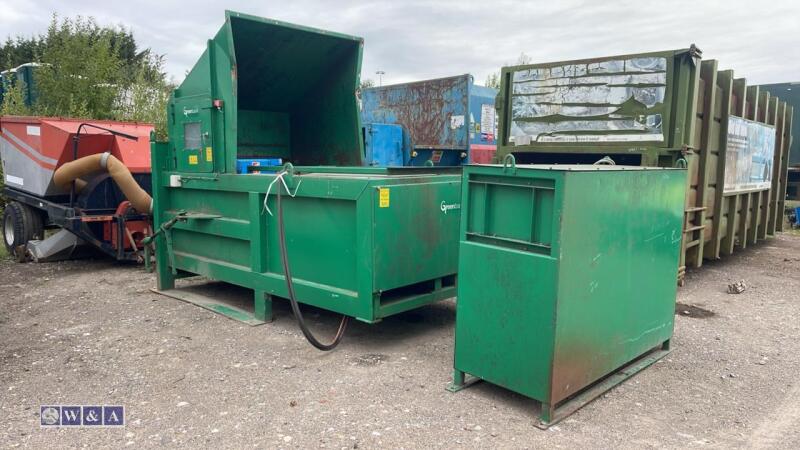 GREENBANK wast compactor with control panel