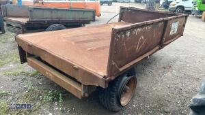 Single axle farm tipping trailer - 4