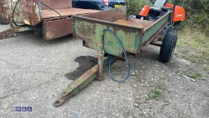 Single axle farm tipping trailer - 3