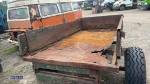Single axle farm tipping trailer - 6