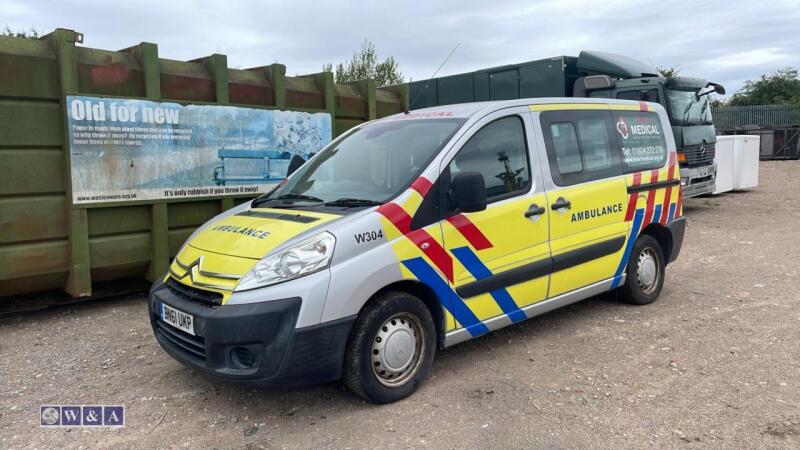 2011 CITROEN DISPATCH COMBI L1H1 HD1 MPV 5-speed manual diesel (BN61 UKP)(V5 & manual in office) (inoperable)