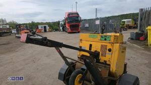 TEREX MBR71 single drum roller with trailer - 19