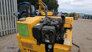 TEREX MBR71 single drum roller with trailer - 22