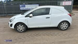 2014 VAUXHALL CORSA CDTI ECOFLEX S/S 5-speed manual diesel van (AF14 XEZ)(V5 & manual in office) - 2