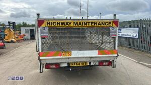 2015 FORD TRANSIT 350 6-speed manual diesel dropside pickup with tail lift (3.5t revenue weight)(MA64 HVS)(MoT 15th July 2027)(V5 & MoT in office) - 4