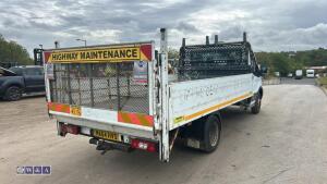 2015 FORD TRANSIT 350 6-speed manual diesel dropside pickup with tail lift (3.5t revenue weight)(MA64 HVS)(MoT 15th July 2027)(V5 & MoT in office) - 5