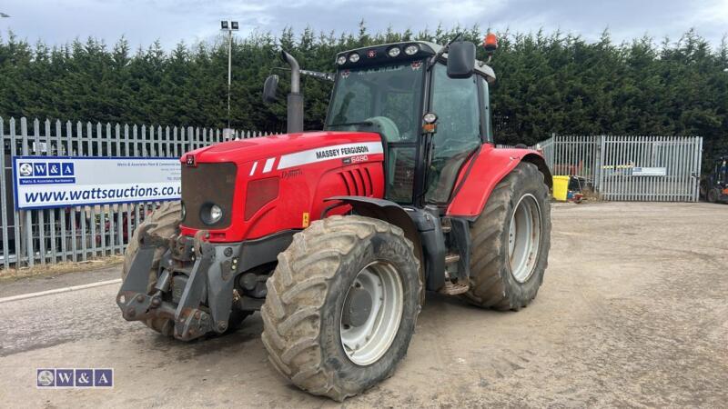2010 MASSEY FERGUSON 6480 DYNA-6 4wd tractor, front links, front suspension, cab suspension, 4 x spool valves, push out puh, twin assister rams, air seat, a/c (SV10 ELU)(V5 in office)