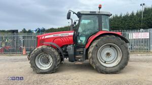 2010 MASSEY FERGUSON 6480 DYNA-6 4wd tractor, front links, front suspension, cab suspension, 4 x spool valves, push out puh, twin assister rams, air seat, a/c (SV10 ELU)(V5 in office) - 2