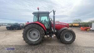 2010 MASSEY FERGUSON 6480 DYNA-6 4wd tractor, front links, front suspension, cab suspension, 4 x spool valves, push out puh, twin assister rams, air seat, a/c (SV10 ELU)(V5 in office) - 6