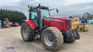 2010 MASSEY FERGUSON 6480 DYNA-6 4wd tractor, front links, front suspension, cab suspension, 4 x spool valves, push out puh, twin assister rams, air seat, a/c (SV10 ELU)(V5 in office) - 7