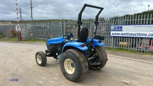NEW HOLLAND TC27D 4wd hydrostatic compact tractor, spool valve, 3 point linkage, (s/n G03054) - 3