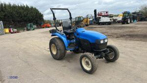 NEW HOLLAND TC27D 4wd hydrostatic compact tractor, spool valve, 3 point linkage, (s/n G03054) - 6