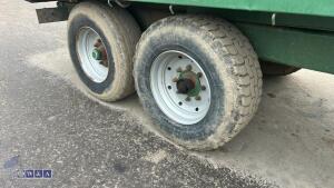 BAILEY twin axle grain trailer c/w hydraulic rear door & sprung draw bar - 7