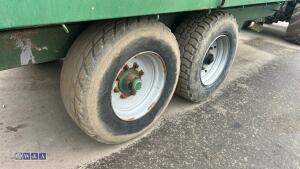 BAILEY twin axle grain trailer c/w hydraulic rear door & sprung draw bar - 8