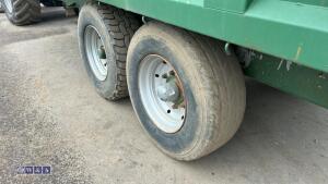 BAILEY twin axle grain trailer c/w hydraulic rear door & sprung draw bar - 9