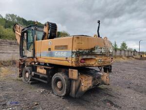 2011 CASE WX210 wheeled long reach scrap handler (s/n: LB03892) with raise & lower cab, solid tyres. (Engine dead). Collection from Warwick Ward, Barnsley. (assistance with loading available) - 5