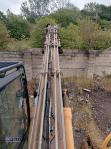 2011 CASE WX210 wheeled long reach scrap handler (s/n: LB03892) with raise & lower cab, solid tyres. (Engine dead). Collection from Warwick Ward, Barnsley. (assistance with loading available) - 7