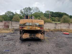 2011 CASE WX210 wheeled long reach scrap handler (s/n: LB03892) with raise & lower cab, solid tyres. (Engine dead). Collection from Warwick Ward, Barnsley. (assistance with loading available) - 10