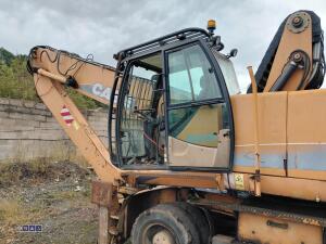 2011 CASE WX210 wheeled long reach scrap handler (s/n: LB03892) with raise & lower cab, solid tyres. (Engine dead). Collection from Warwick Ward, Barnsley. (assistance with loading available) - 12